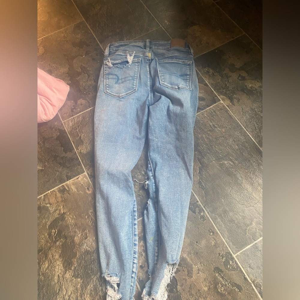 American eagle holy jeans